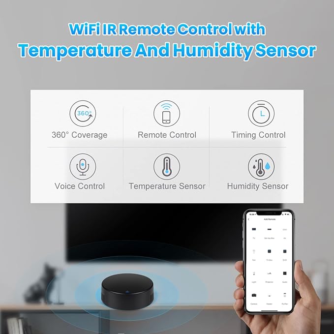 Smart IR Remote Control: Universal WiFi Infrared Remote Control - Image 2