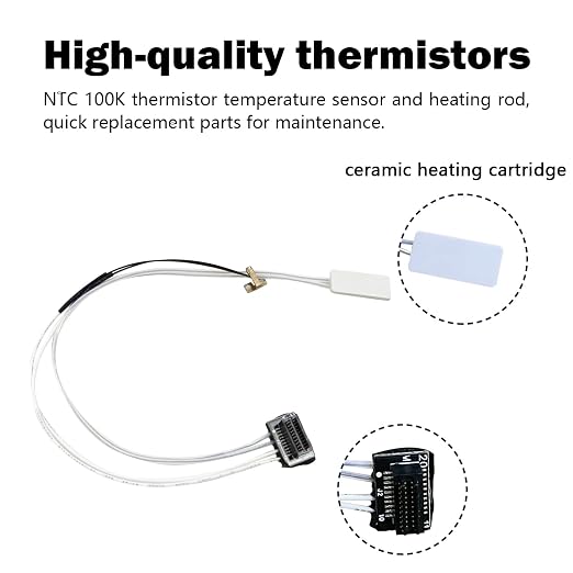 HzdaDeve Heating Assembly Kit for A1 Mini/A1 Hot End Heating Component - Image 3