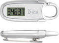 3D Pedometer for Walking with Removable Clip and Carabiner Simple Step Counter by U-Trak