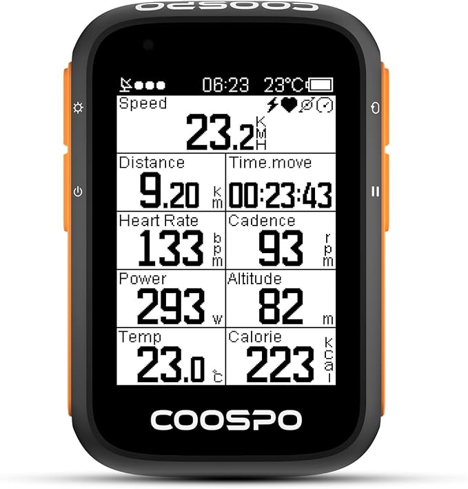 COOSPO Bike Computer Wireless GPS, Bike Speedometer by COOSPO