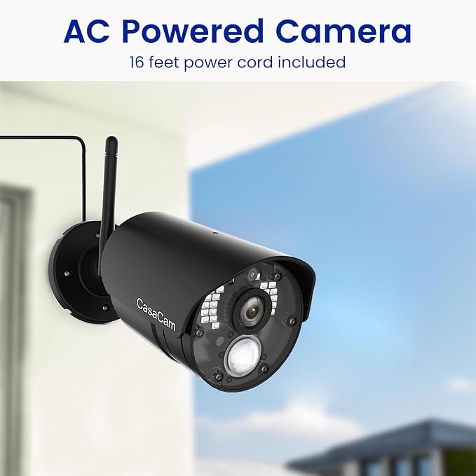 CasaCam Wireless Security Camera System Air | 7" Touchscreen Monitor and 2 720p - Image 7