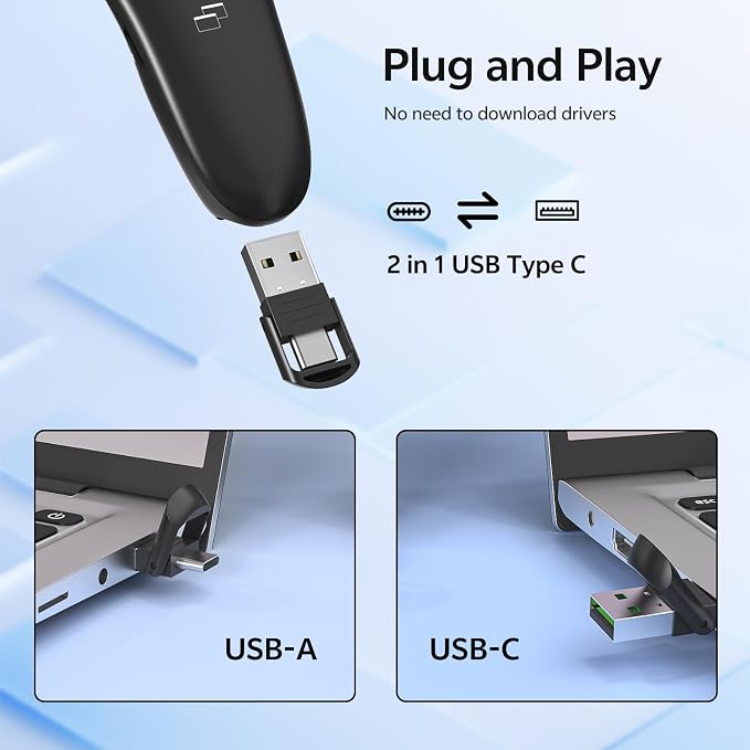 Presentation Clicker with Case Storage: PowerPoint Wireless Presenter Remote - Image 4