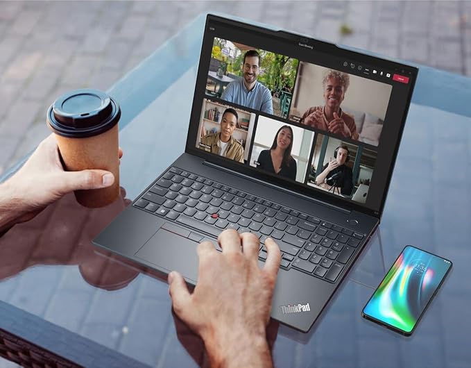 Lenovo ThinkPad E16, 16" Touchscreen, AMD Ryzen 7 250, 32GB DDR5, 1TB SSD | Business AI PC Laptop, FHD+ Anti-Glare, > Intel Ultra 7 155U, Numeric Keypad, IR Webcam, Thunderbolt 4, Ethernet, Win 11 Pro - Image 9