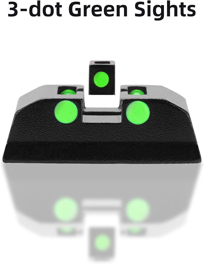No-Tritium Fiber Optic Red/Green Sights - Image 3