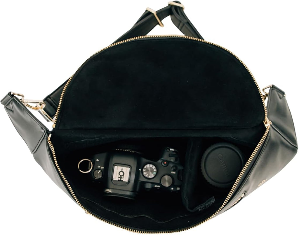 The Sidekick Camera Bag – Compact, Vegan Leather, Hands-Free Crossbody - Image 8