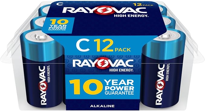 Rayovac C Batteries, C Cell Battery by Rayovac
