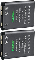 Kastar 2 Pack Battery for Nikon EN-EL10 and Nikon S60 S80 S200 S210 S220 S230 by Kastar