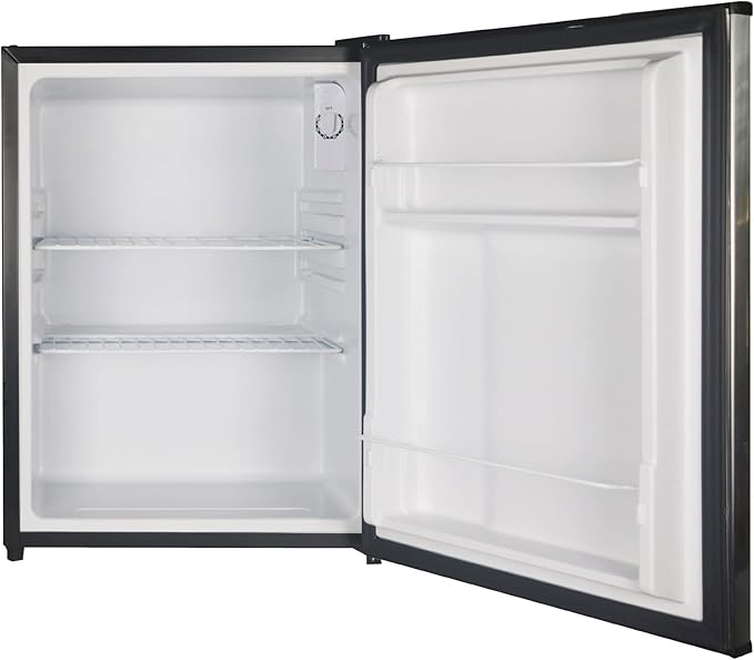 Magic Chef 2.4 Cu Ft All Refrigerator E-Star | 2.4-Cu. Ft. Mini Fridge, Stainless Steel - Image 4