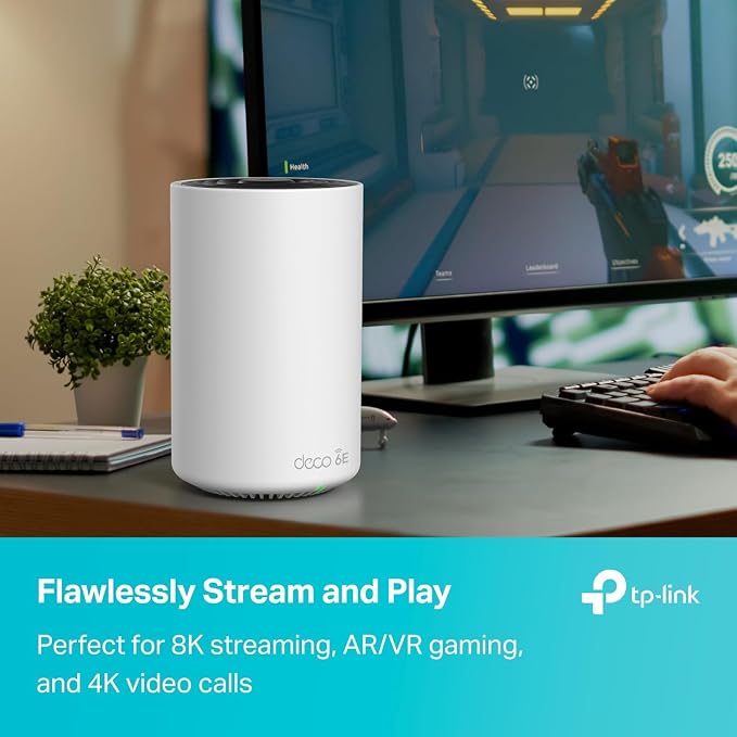 TP-Link Deco XE70 Pro AXE4900 Tri-Band WiFi 6E Mesh WiFi Router - Image 9