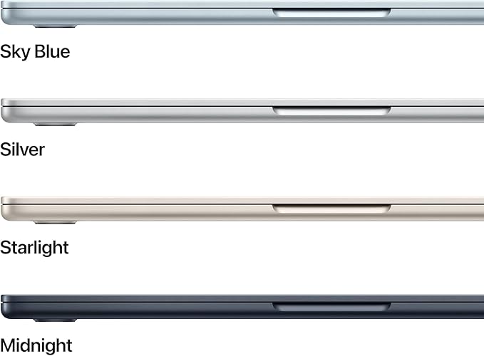 Apple 2026 MacBook Air 13-inch Laptop with M5 chip: Built for AI, 13.6-inch Liquid Retina Display, 16GB Unified Memory, 1TB SSD, 12MP Center Stage Camera, Touch ID, Wi-Fi 7; Sky Blue - Image 3