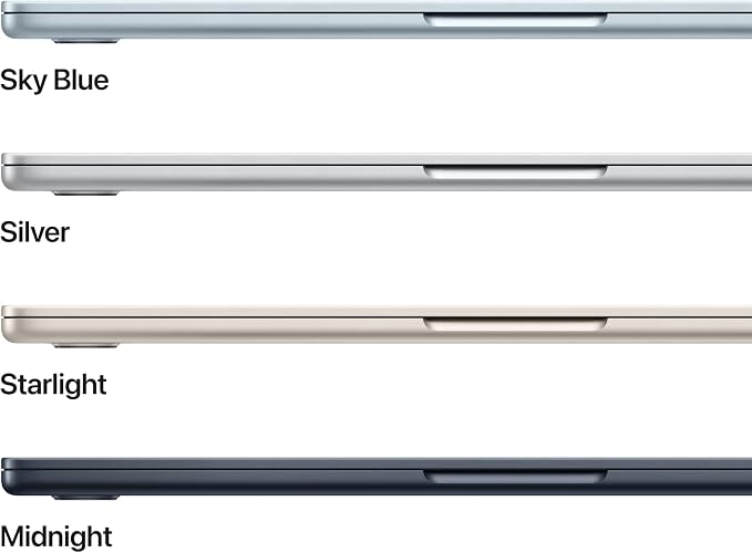 Apple 2026 MacBook Air 13-inch Laptop with M5 chip: Built for AI, 13.6-inch Display, 24GB Unified Memory, 1TB SSD, 12MP Center Stage Camera, Touch ID, Wi-Fi 7; Starlight with AppleCare+ (3 years) - Image 3