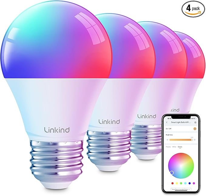 Linkind Smart Light Bulbs, Smart Bulb that Work by Linkind
