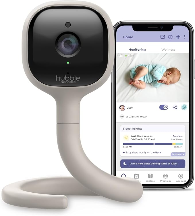 Hubble Connected AI Vision 5-in-1 2K UHD Baby Monitor by HubbleConnected