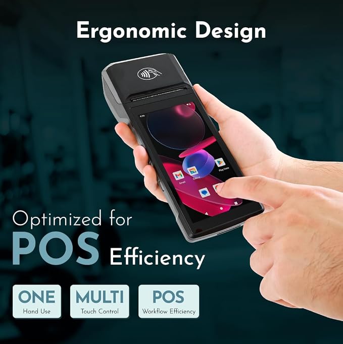 POS PDA H10 Receipt Printer Android 13 and 58mm High Speed Thermal Printer 5.5’ - Image 6
