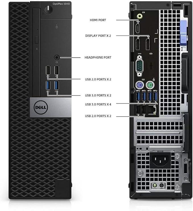 Dell OptiPlex 5040 SFF Desktop Computer PC, Intel Core i5-6500T, 8GB RAM, 256GB SSD, WiFi, Bluetooth, HDMI, Windows 11 Pro (Renewed) - Image 5
