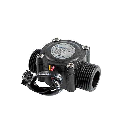 3/4" Water Flow Sensor Food-Grade Switch Hall Effect Flowmeter Fluid Meter - Image 2