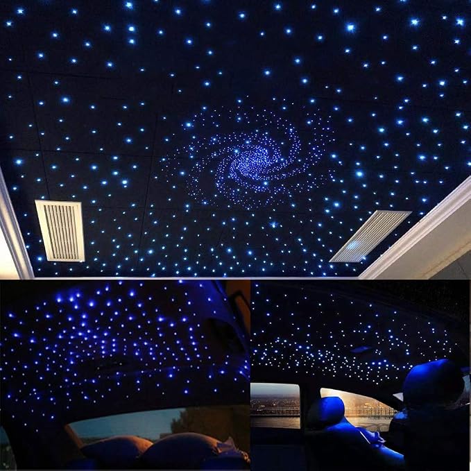AKEPO Upgraded Car Home APP Fiber Optic Lights kit RGBW Twinkle + Music Effect - Image 6