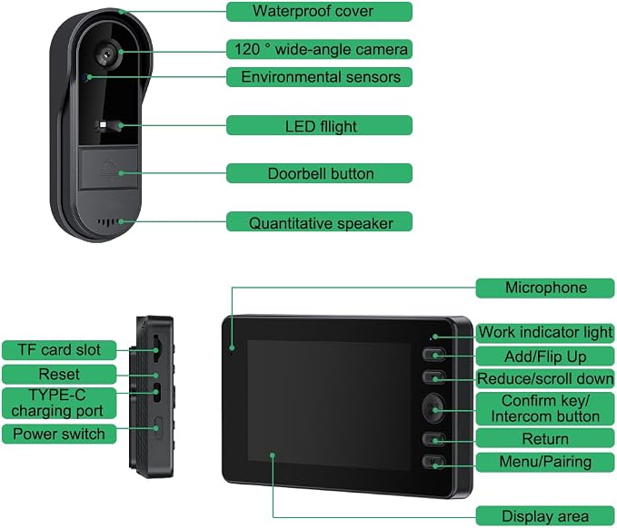 TKMARS Doorbell Camera Wireless No Subscription - Image 9