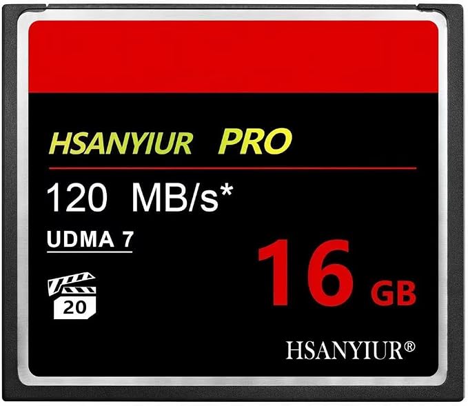 16GB UDMA High Speed, Original CF Card Camera Memory Card by HSANYIUR