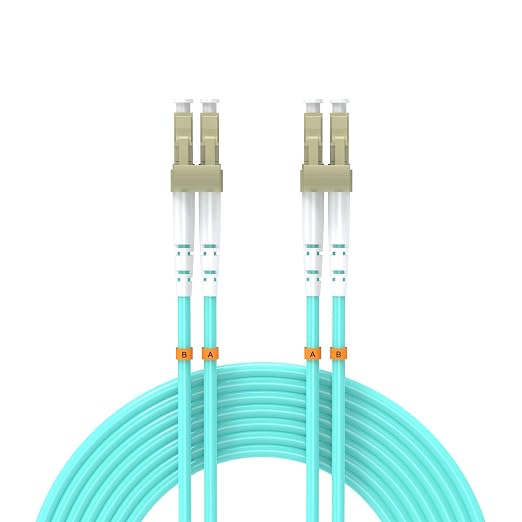 60Meters 196ft LC/UPC-LC/UPC 10GB Multi-Mode Fiber Optic Cable LC to LC OM3 by Buacoz