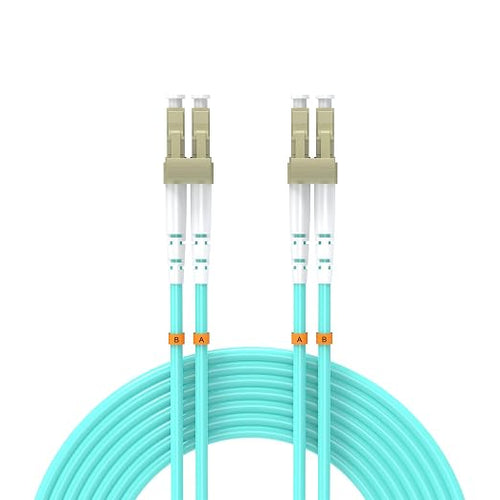 0.6Meter 2ft LC/UPC-LC/UPC 10GB Multi-Mode Fiber Optic Cable LC to LC OM3 LC-LC by Buacoz