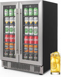 DOGHLY 190 Cans/6.0 Cu.Ft Beverage Refrigerator Glass Door Mini Fridge | Fast Cooling Mini Cooler with Adjustable Shelves for Soda, Beer, Wine, Low Noise Beverage Fridge for Home, Office,and Dorm by DOGHLY