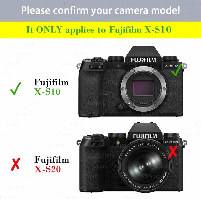 iDaPro Screen Protector for Fujifilm X-T30 Fuji X-T30+ Hand Lanyard, Tempered - Image 2