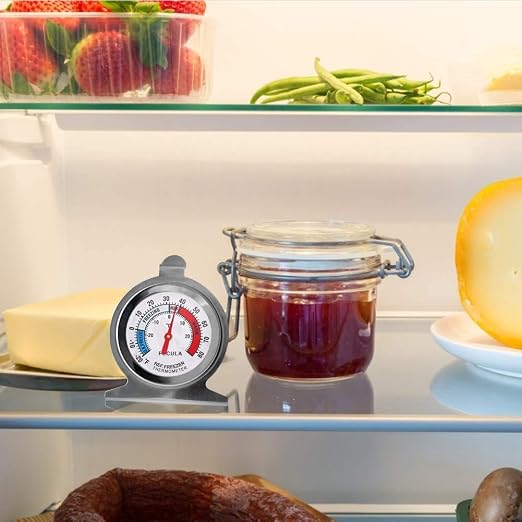 2 Pack Refrigerator Thermometer, 30-30°C/20-80°F, Classic Fridge Thermometer - Image 6