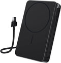 Magnetic Power Bank, 10,000mAh Wireless Portable Charger for Mag-Safe 15W Fast Charging, Battery Pack with USB-C Cable 20W in/Out for iPhone 17e/Air/17/16/15/14/13/12/Plus/Pro/Pro Max, AirPods & More by Gatatol