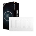 MoesGo 2nd Generation WiFi Smart Light Switch, Smart Wall Switch 2.4GHz WiFi by MoesGo