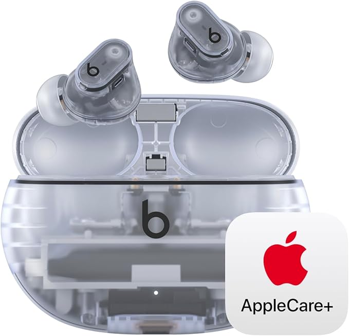 Beats Studio Buds + - Transparent with AppleCare+ (2 Years) by Beats