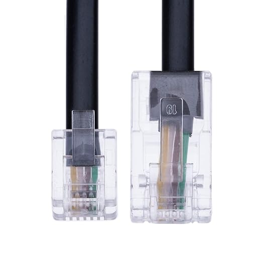 Keple 1m RJ11 to RJ45 Cable Phone Telephone Cord RJ11 6P4C to RJ45 8P8C - Image 2
