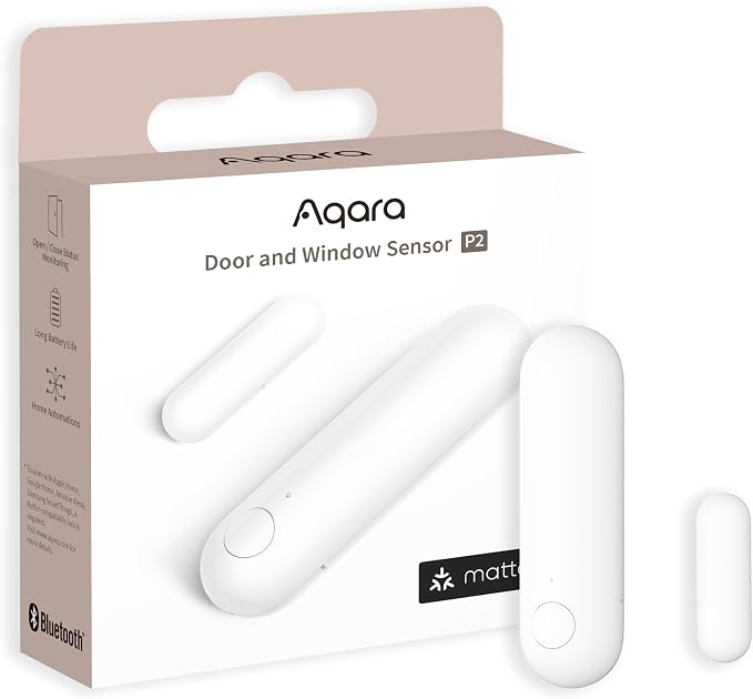 Aqara Door and Window Sensor P2, Matter Over Thread, Requires Thread Border by Aqara