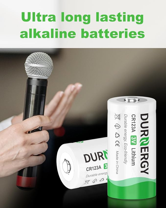 DURNERGY CR123A Lithium Batteries 16 Pack 3 Volt 123A Battery - Image 5
