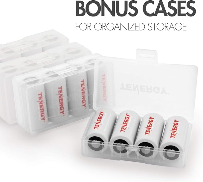 Tenergy Premium 16 Pack NonRechargeable CR123A 3V Lithium Battery, 1600mAh - Image 2