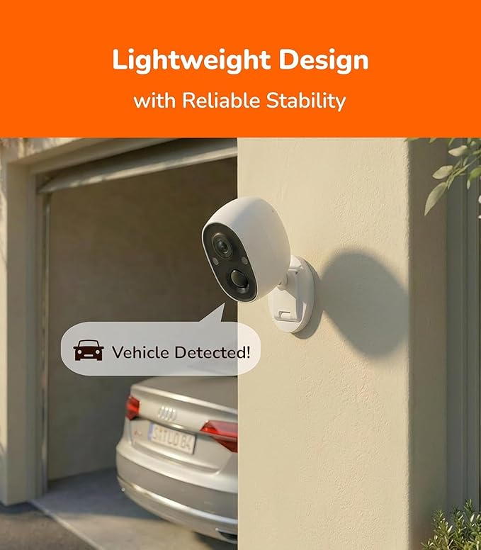 SensForge 2.5K Indoor Outdoor Battery Camera Lite, Dual-Band WiFi, Free AI - Image 2