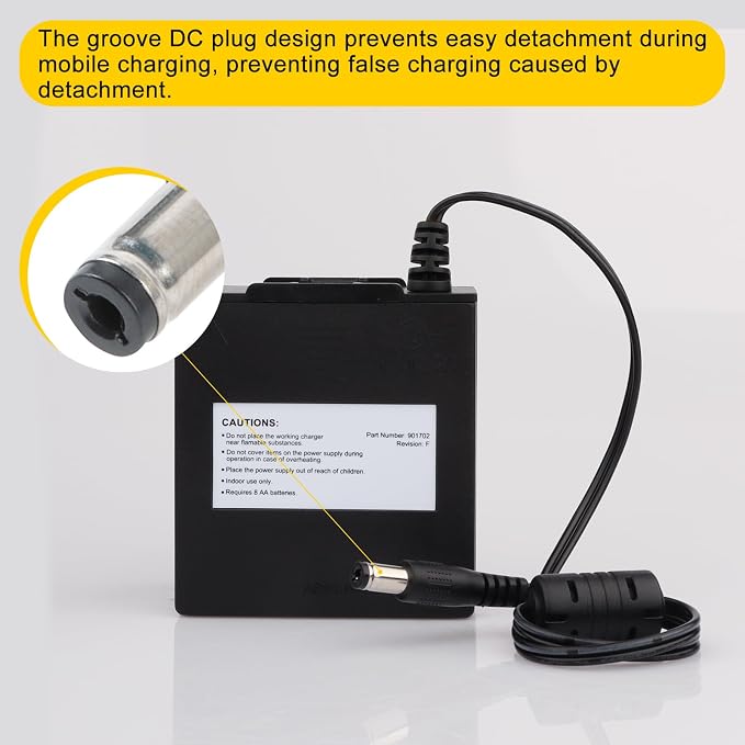 Compatible with Medela Pump in Style, Portable AA Battery Pack for 9V Breast Pump, Upgraded Replacement Battery Case for Medela Advanced (9017002) - Image 3