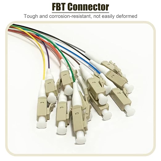 1.5m LC UPC 12 Fibers Multimode Bunch OM3 50/125 LC-UPC Fiber Pigtail - Image 2
