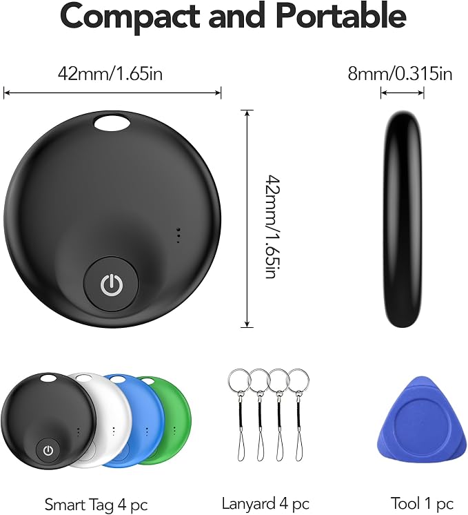 Air Tracker Tags 4 Pack, Item Finder Works - Image 4