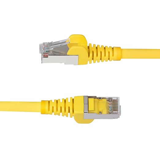 StarTech.com 50ft Yellow CAT6a Ethernet Cable, Snagless RJ45, 100W PoE++ - Image 3