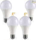 GEPLAD 4-Pack Outdoor Motion Sensor LED Light Bulbs, 12W Dusk to Dawn Bulb by GEPLAD