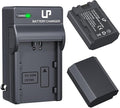 LP NP-FZ100 Battery and Charger, 2600mAh 2-Pack Replacement Battery by LP