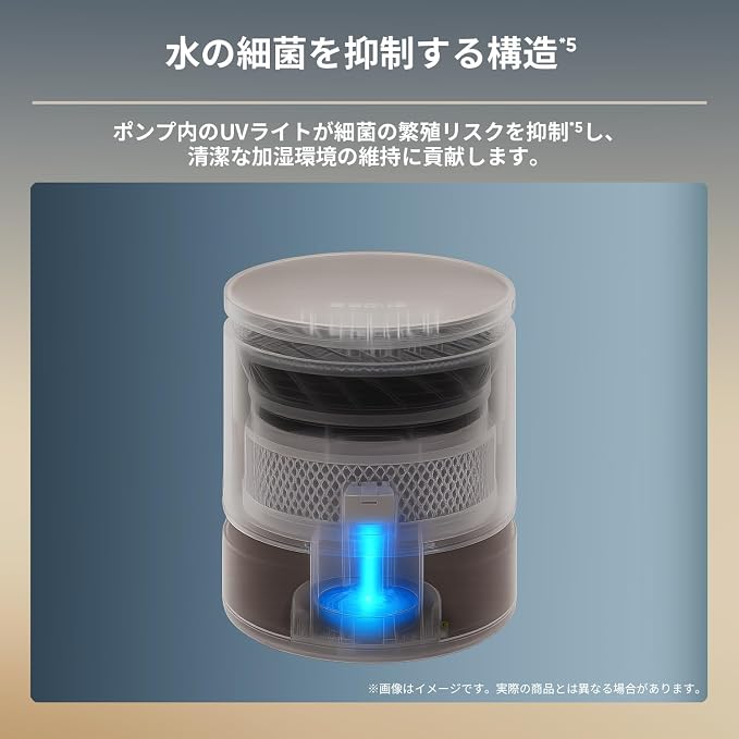 BLUEAIR Room Humidifier - DreamWell - 48Hr Top-Fill Mist-Free InvisibleMist Technology Aroma Stone for Essential Oils and Soothing Mood Lighting - Quiet Operation for Bedroom and Home Use, Grey - Image 7