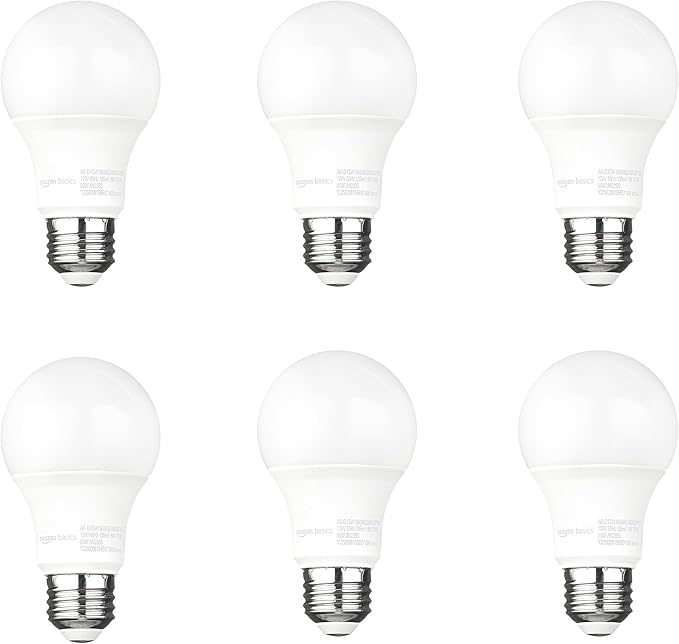 Amazon Basics A19 Dusk to Dawn Sensor LED Outdoor Light Bulb, 60W Equivalent by AmazonBasics