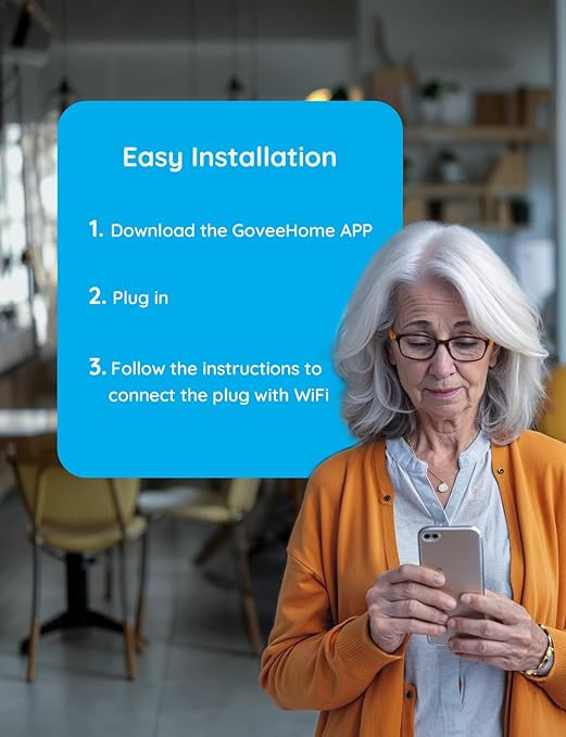 Govee Smart Plug 15A, WiFi Bluetooth Outlets 4 Pack Work - Image 5