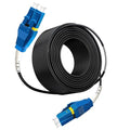 30ft Uniboot LC to LC Outdoor Armored Fiber Patch Cable, Single Mode Duplex by Bangun