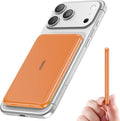 TRKOY for Magsafe Portable Charger,5000mAh Wireless Magnetic Power Bank with USB C Charging,Travel Essential for Magsafe Battery Pack Compatible with iPhone 17/16/15/14/13/12,Cosmic Orange by TRKOY