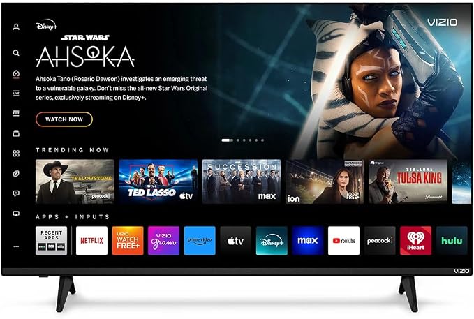 VIZIO 43 Inch V Series 4K UHD LED Smart TV Bluetooth Compatible with Dolby Vision HDR/HDR10+ HLG, HDMI VRR, V-Gaming Engine and IQ Active (V4K43M-0804) by VIZIO