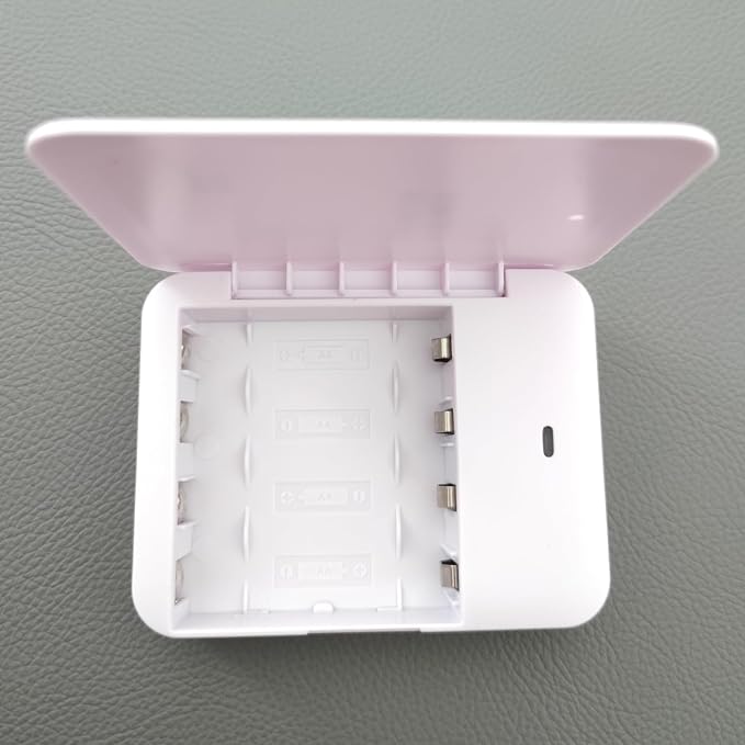 Battery Operated Phone Charger Emergency|USB Battery Powered Power Bank Portable 4 AA Batteries Powered Outlet (White) - Image 7