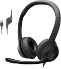 Logitech H390 Wired Headset PC/Laptop Stereo Headphones - Black | For PC/Laptop, stereo headphones, microphone, in-line controls, works with Chromebook by Unknown